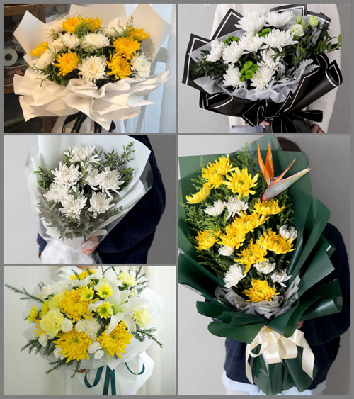 贵州铜仁市松桃县长兴堡镇白竹村白事花束代送